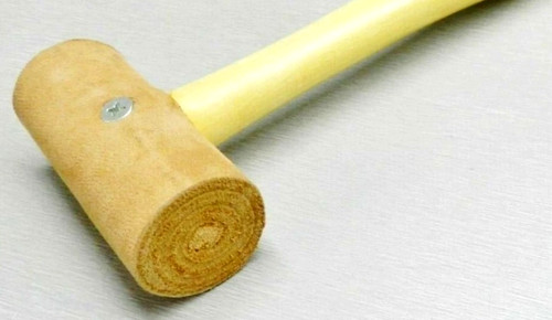 Soft natural rawhide - rawhide, mallet