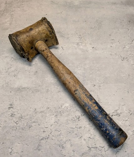 Vintage heavy leather - leather, rawhide