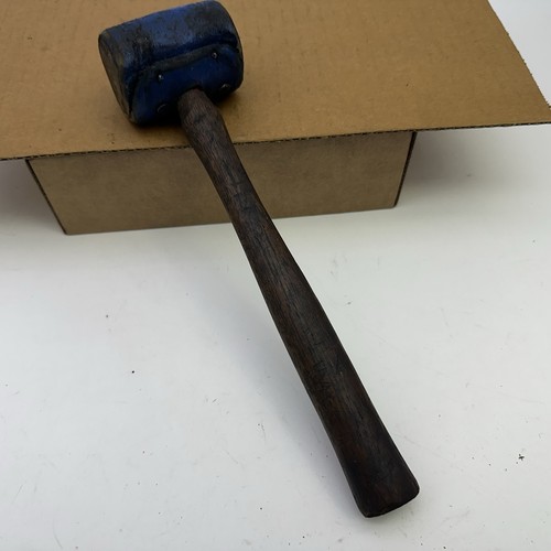 Vintage rawhide leather mallet - vintage,