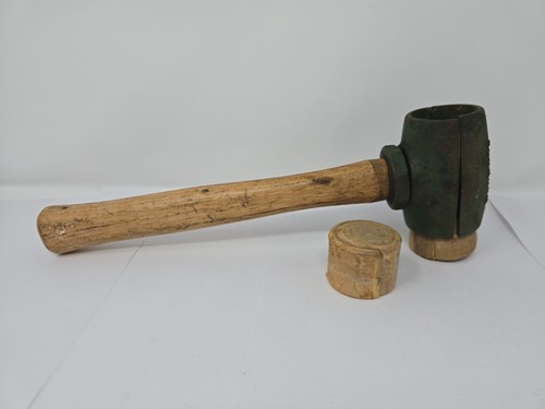 Vintage rawhide mallet garland - rawhide,